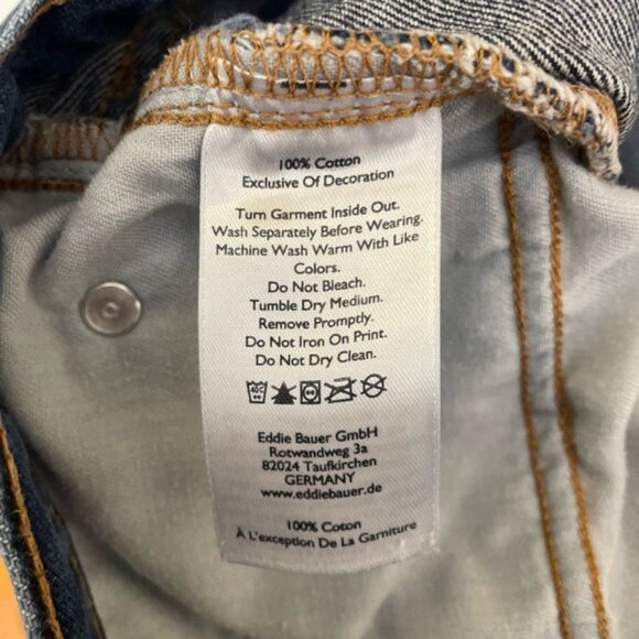 Eddie Bauer Jeans Men's 38x30 Relaxed Fit Straight Leg Specialty Dyed Denim - Picture 7 of 7